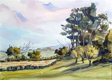 Watercolor Landscape, Painting, Youtube, Watercolors, Instruction ...