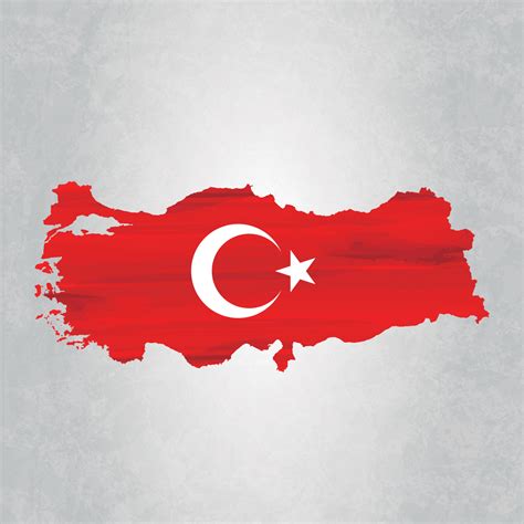 Turkey map with flag 4266754 Vector Art at Vecteezy