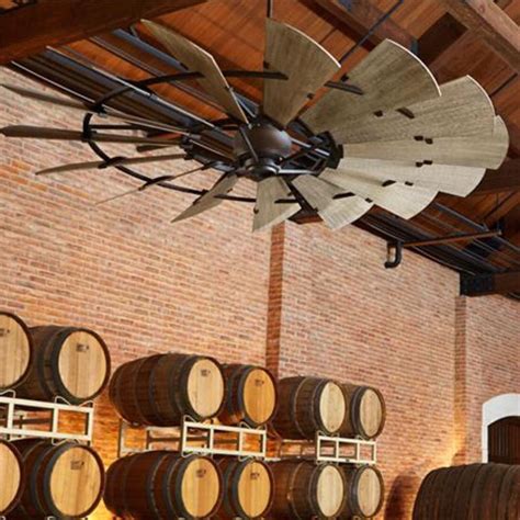 Quorum 72" Windmill Ceiling Fan Rustic Industrial 97215-86 or 97215-9 MAKE OFFER - Ceiling Fans