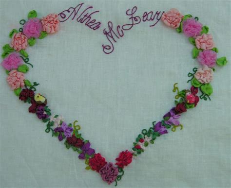 1000+ images about Ribbon embroidery on Pinterest