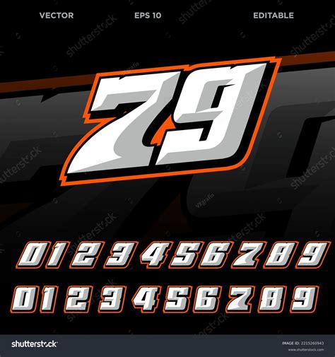 Vintage Racing Numbers