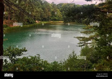 The blue pool. Dorset Stock Photo - Alamy