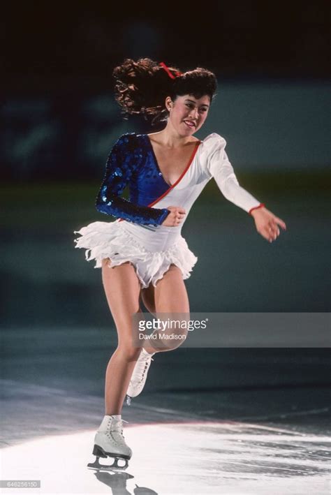 Kristi Yamaguchi of the USA skates in the Figure Skating Exhibition... | Patinage artistique