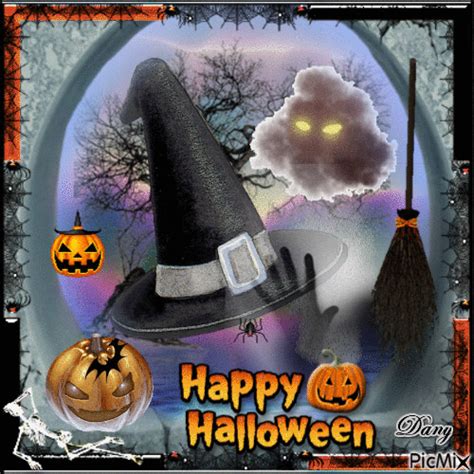 Witch Hat Happy Halloween Gif Pictures, Photos, and Images for Facebook ...