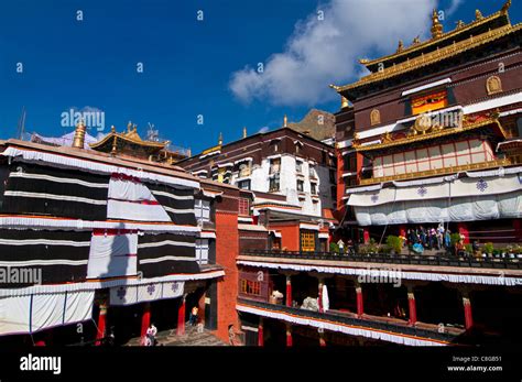 Tashilumpo monastery, Shigatse, Tibet Autonomous Region, China Stock ...