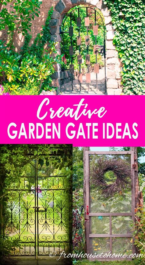 12 Creative Garden Gate Ideas | Garden gate design, Iron garden gates ...