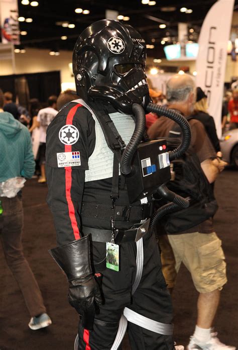 TIE-Fighter Pilot | A TIE-Fighter pilot costume at Star Wars… | Flickr