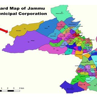 Map of Jammu City (Source: Google Maps and Jammu Municipal Corporation ...