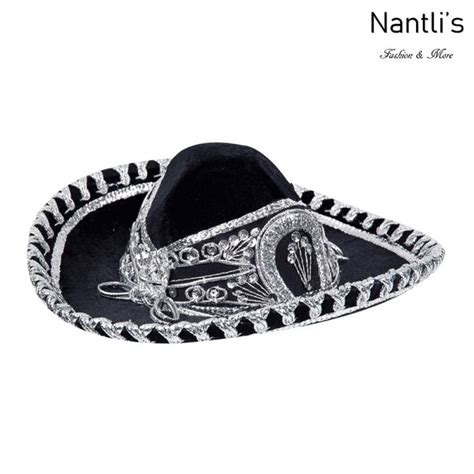 IM71252 Black-Silver Sombrero Charro Nino Nantlis | Sombrero, Mariachi ...