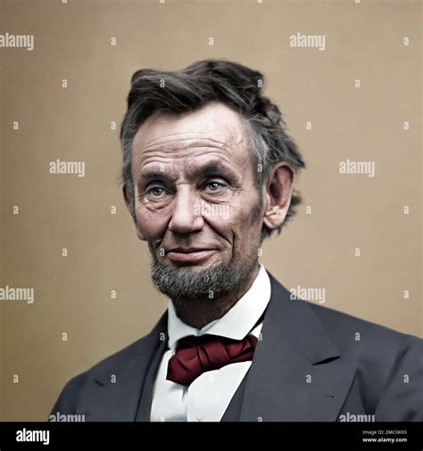 Abraham lincoln black white portrait hi-res stock photography and images - Alamy