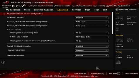 Asus ROG Crosshair VIII Dark Hero BIOS/UEFI 3401 - YouTube