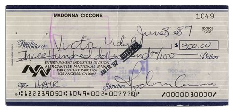 Madonna Autograph Letter Signed Sells for $3,125 at NateDSanders