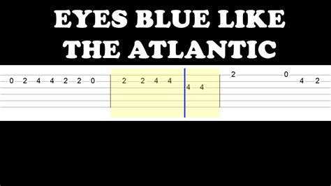 Sista Prod - Eyes Blue Like The Atlantic (Easy Guitar Tabs Tutorial) - YouTube