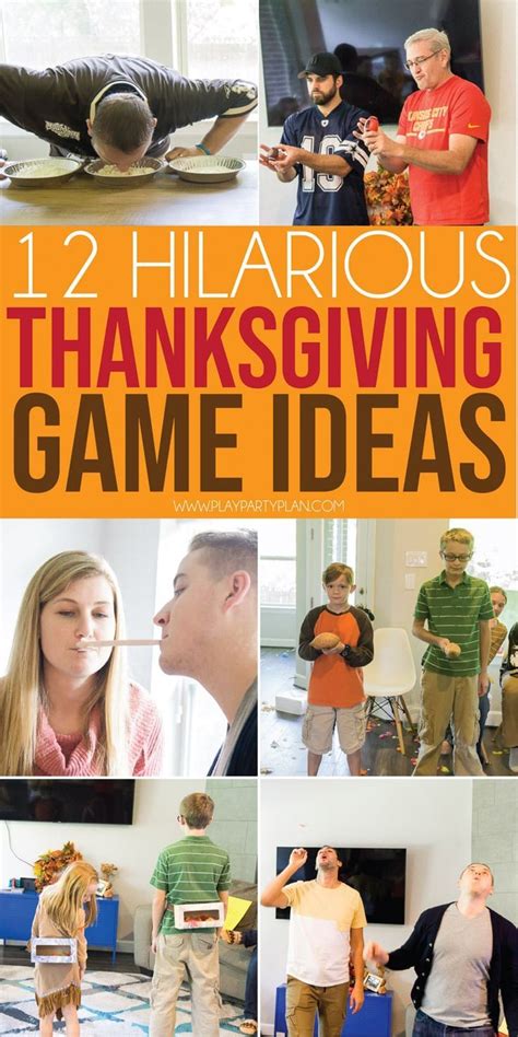 12 Hilarious Thanksgiving Games Everyone Will Love | Thanksgiving games ...