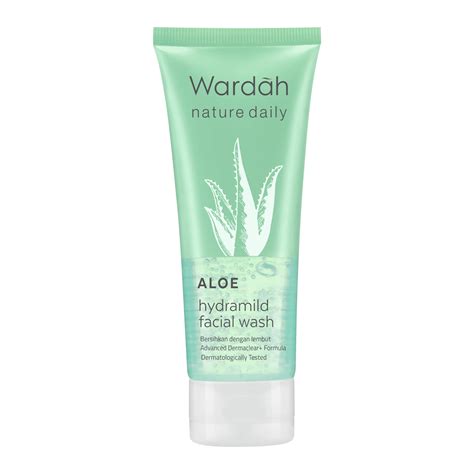 Wardah Nature Daily Aloe Hydramild Facial Wash | Wardah Indonesia