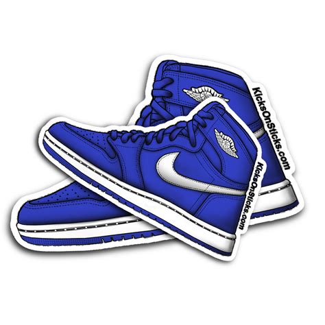 Jordan 1 "Hyper Royal" Sneaker Sticker