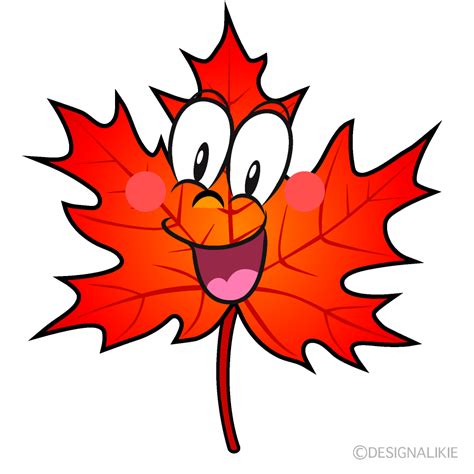Free Surprising Fall Leaves Cartoon Image｜Charatoon