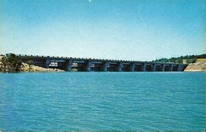 Postcard Oklahoma Tenkiller Dam on Lake Tenkiller Cherokee / Sequoyah ...