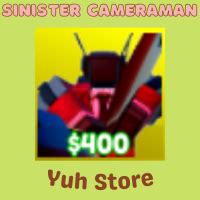 Sinister Cameraman TTD Toilet Tower Defense | ID 202336265 | PlayerAuctions