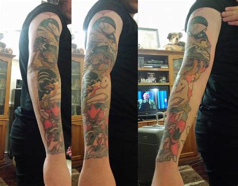 Finished Pokemon Sleeve by Rndm-nm on DeviantArt