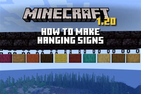 How to Craft and Use Hanging Signs in Minecraft 1.20 | Beebom