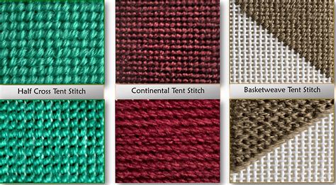 3 Basic Tent Needlepoint Stitches You Need to Know