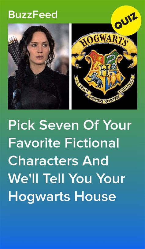 Pick Seven Of Your Favorite Fictional Characters And We'll Tell You ...