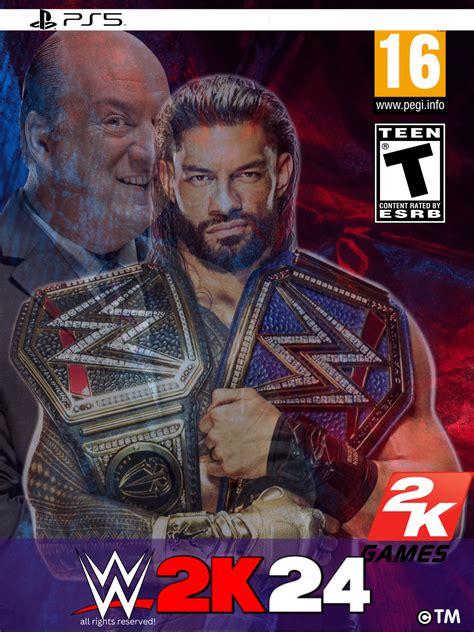 Wwe 2k24 Cover Art For Ps5 artwork concept by me! by anderbestabc on DeviantArt