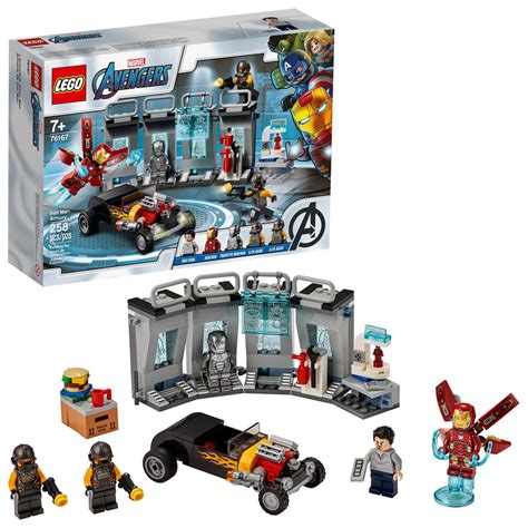 LEGO Marvel Avengers Iron Man Armory 76167 Toy Building Kit (258 Pieces ...