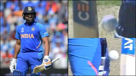 World Cup 2019: Does Rohit Sharma agree with netizens that he was not out?