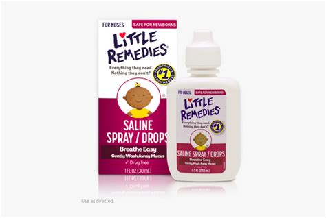 Little Remedies Saline Drops, HD Png Download - kindpng