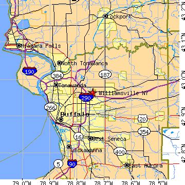 Williamsville, New York (NY) ~ population data, races, housing & economy