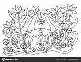 Cute Mushroom House Coloring Pages  Blog Wurld Home Design Info sketch template