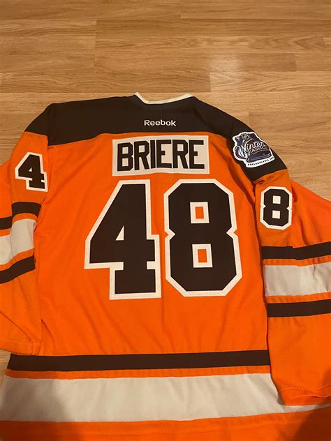 Reebok Briere Philadelphia Flyers Keystone 2012 Winter Classic Jersey L ...