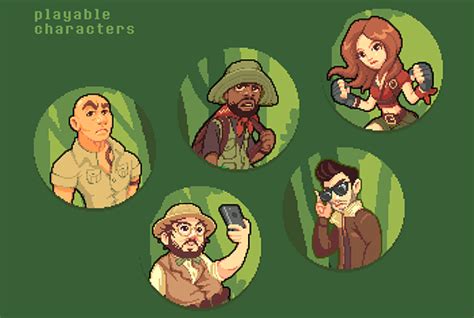 Jumanji Pixelart on Behance