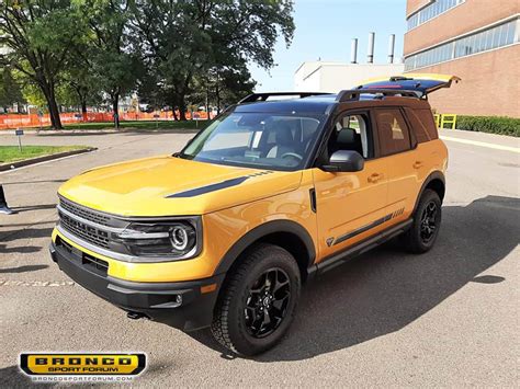 First Edition Bronco Sport Shown in Cyber Orange | 2021+ Ford Bronco ...