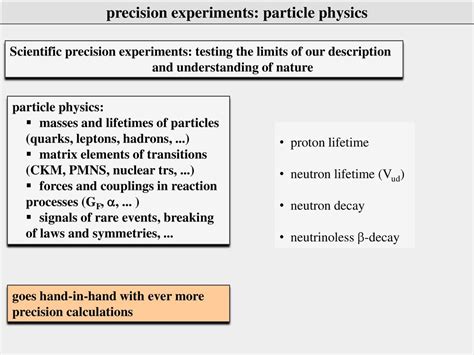 Precision experiments - ppt download