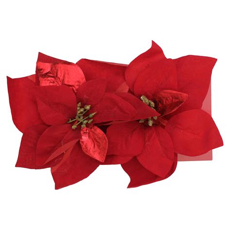 Comprar Flor Holiday Time Roja Navidad Set - 2Unidades | Walmart El ...