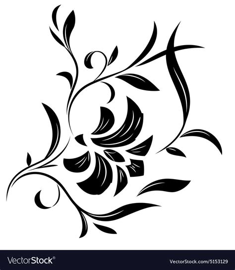 Abstract flowers Royalty Free Vector Image - VectorStock