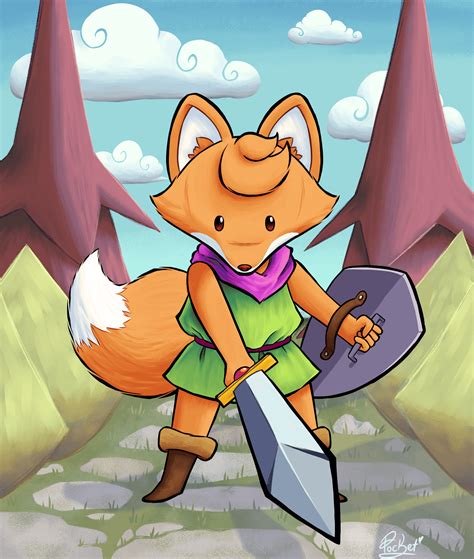 I recently finished TUNIC and LOVED it! I made some fanart to celebrate it 🦊 : r/TunicGame