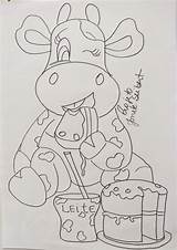 Pin By Janete Seibert On bichinhos  Cow coloring Pages Coloring sketch template