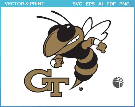 Georgia Tech Yellow Jackets - Secondary Logo (1991) - College Sports Vector SVG Logo in 5 formats