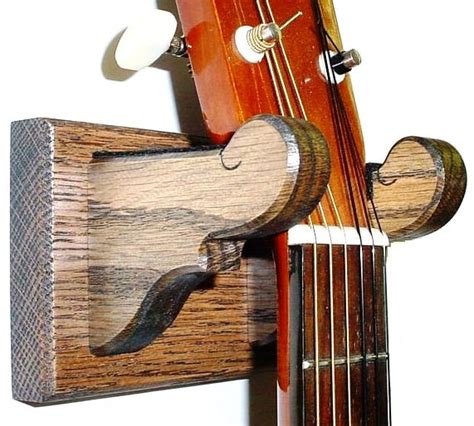 Oak Wooden Guitar Hanger Classy Wall Mount Display – Gun Racks For Less