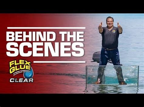 BEHIND THE SCENES: Flex Glue® Clear Commercial *Glass Boat* - YouTube