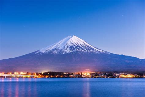 Mt. Fuji, Japan on Lake Kawaguchi Stock Image - Image of fujiyama ...