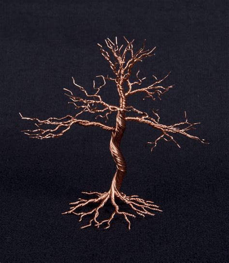 Wire Tree Tutorial | Wire tree sculpture, Wire art sculpture, Copper ...