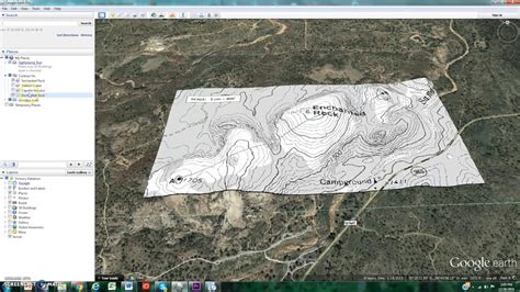 Visualizing Contour (Topographic) Maps In Google Earth - YouTube