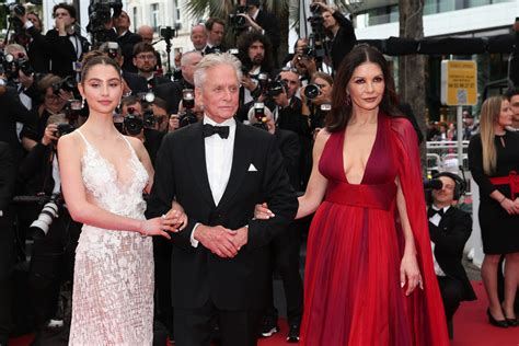 Michael Douglas and Catherine Zeta-Jones's Daughter Carys Made Her Cannes Red-Carpet Debut | Glamour