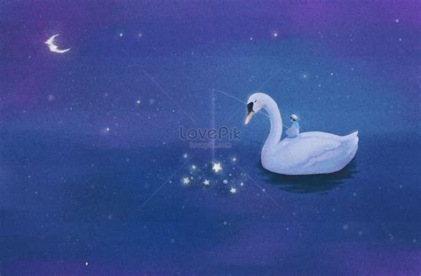 Swan lake illustration image_picture free download 400103818_lovepik.com