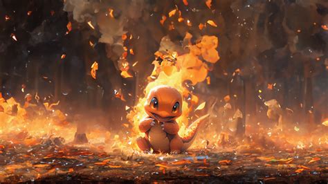 Pokemon Charmander Wallpaper with Psd + AI on Behance